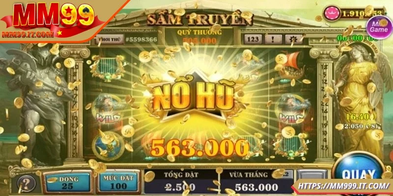 Tiến hành quay và nhận thưởng