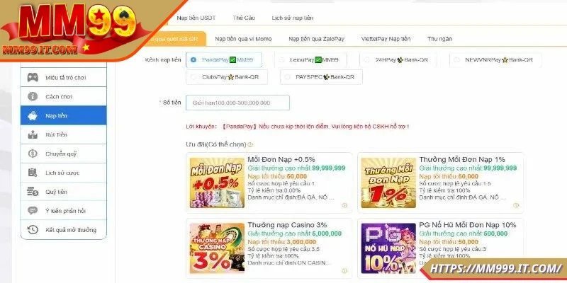 Tiến hành chuyển tiền thông qua Paycode